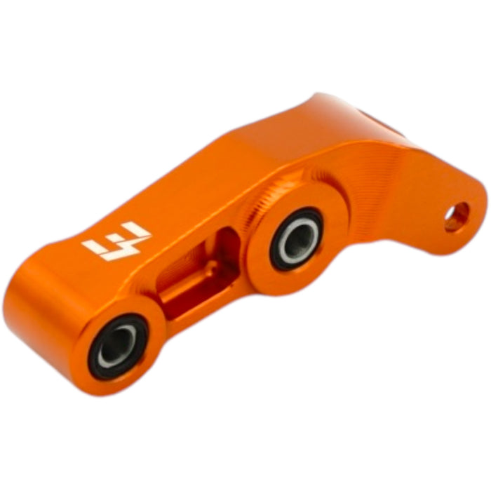 Orange CNC-Aluminium Umlenkung – kompatibel mit Lightbee
