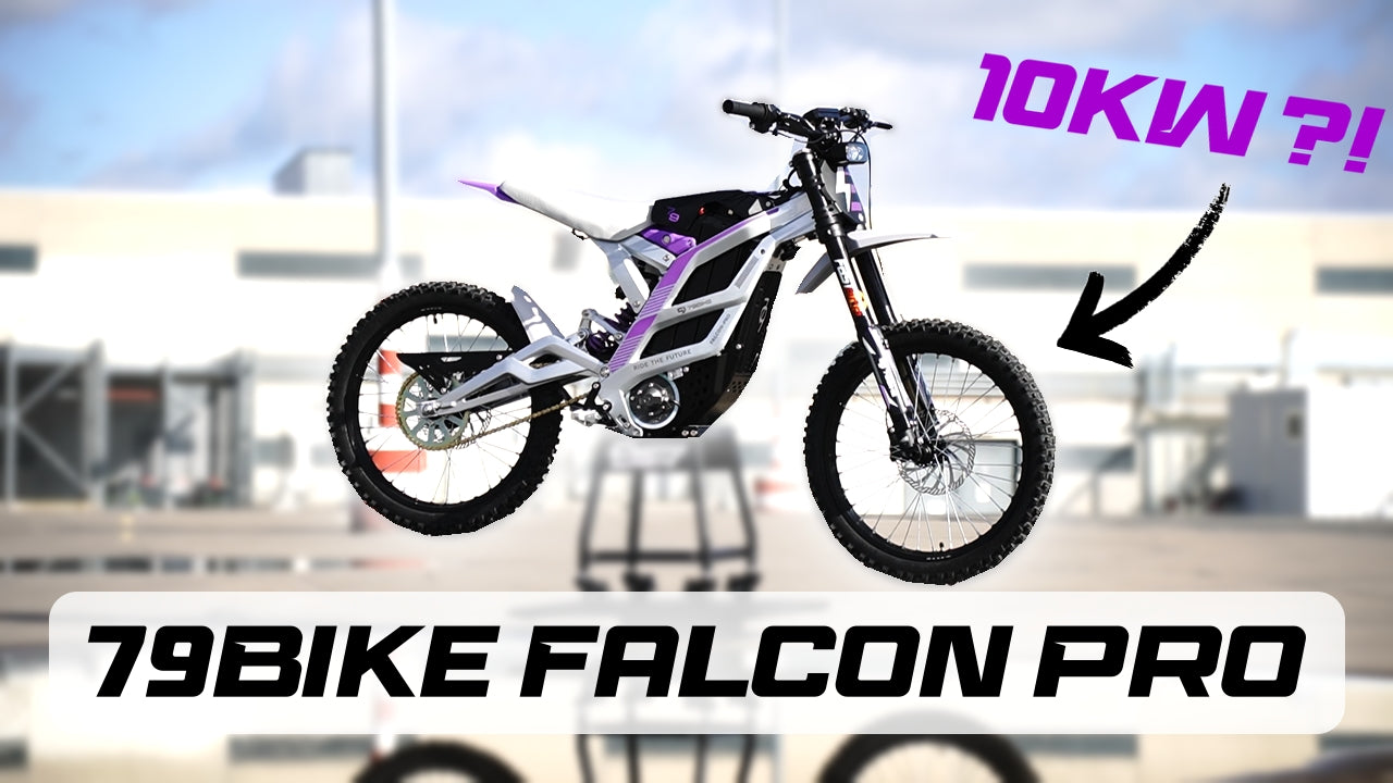 Titelbild des YouTube-Videos zur 79 Bike Falcon Pro mit 10 kW Leistung
