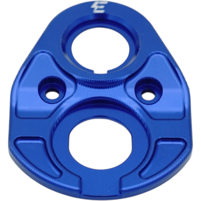 Eloxierte Zündschlossabdeckung in Blau für E-Ride Pro SS & SR
