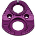 Lila eloxierte Zündschlossabdeckung für E-Ride Pro – gefräst aus 6060 Alu
